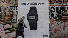 El Casio de Shakira y Piqué ya es graffiti en las paredes de Valencia