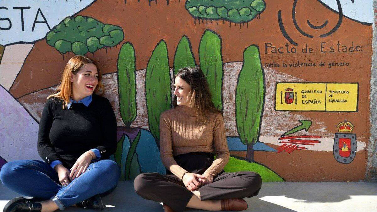 Irene Montero con Ángela Rodríguez Pam