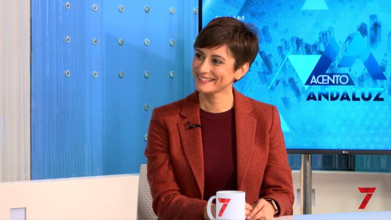 La ministra y portavoz del Gobierno, Isabel Rodríguez, en 7TV.