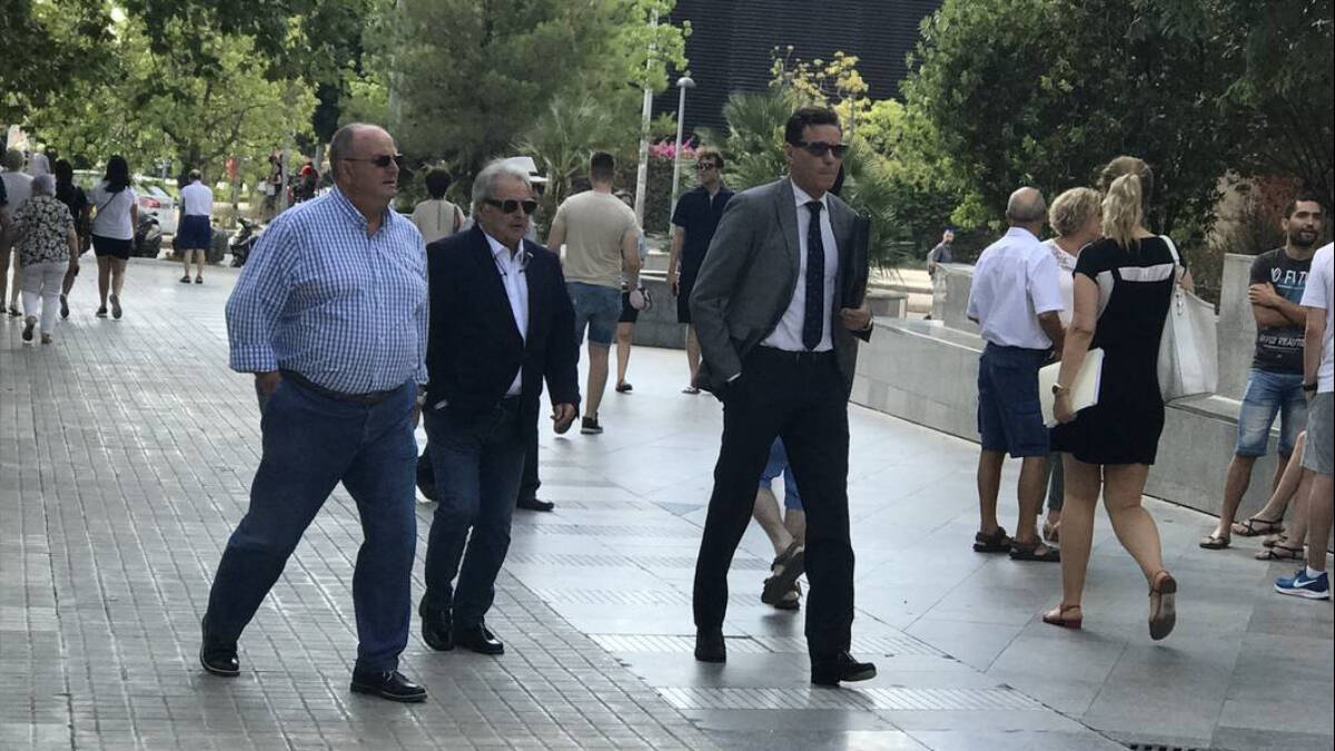 El expresidente de la Diputación de Valencia, Alfonso Rus, a su llegada a la Ciudad de la Justicia de València / Imagen de archivo.