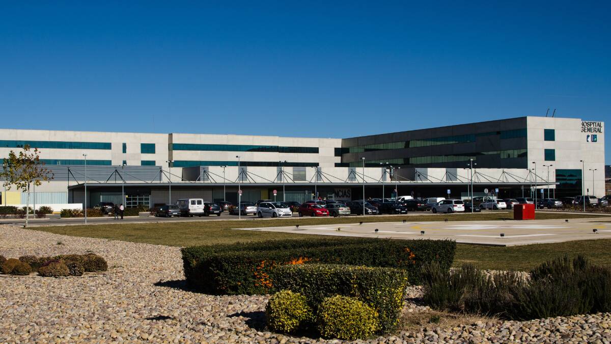 Imagen del Hospital de Almansa, centro sanitario más cercano a las poblaciones de la Vall d'Ayora
