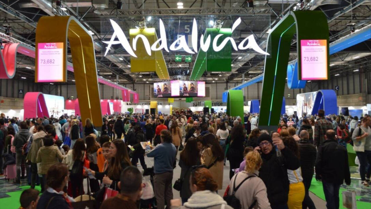 Pabellón de Andalucía en Fitur 2023.