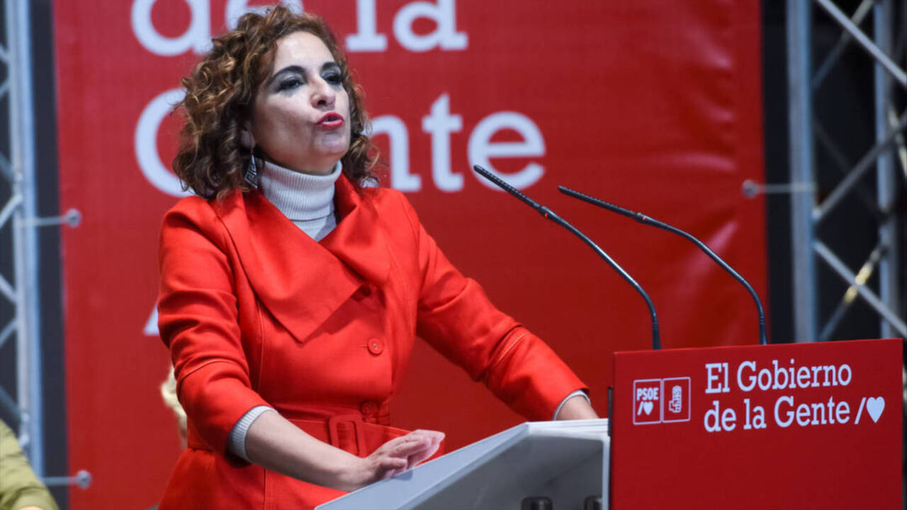 La Ministra de Hacienda y vicesecretaria general del PSOE, María Jesús Montero.