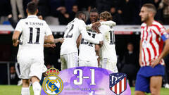 Real Madrid 3 - 1 Atlético: El Niño Maravilla tumba al Atlético