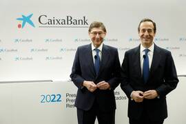 Las sinergias tras la fusión llevan a Caixabank a ganar un 30% más