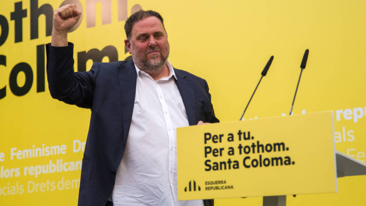 El presidente de Esquerra Republicana de Catalunya (ERC), Oriol Junqueras.