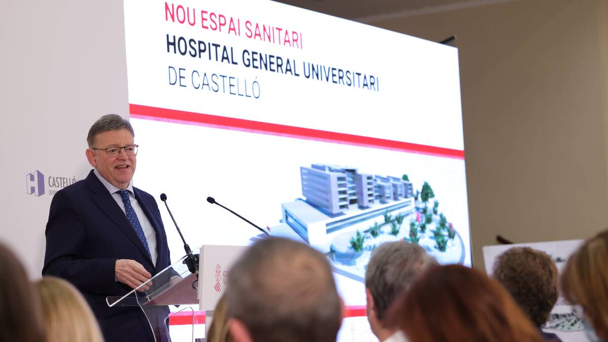 Puig durante la presentación del nuevo espacio sanitario de Castellón - GVA