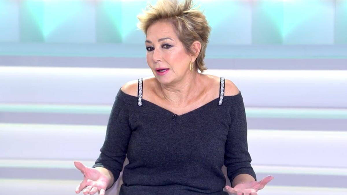 Ana Rosa Quintana, presentadora de Telecinco. 