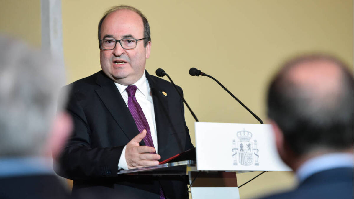 Miquel Iceta, ministro de Cultura y Deporte.