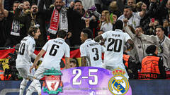 Liverpool 2  - 5 Real Madrid: El Rey enfurece y reduce Anfield a escombros