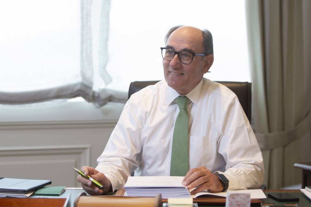 Ignacio Galán, presidente de Iberdrola, en su despacho