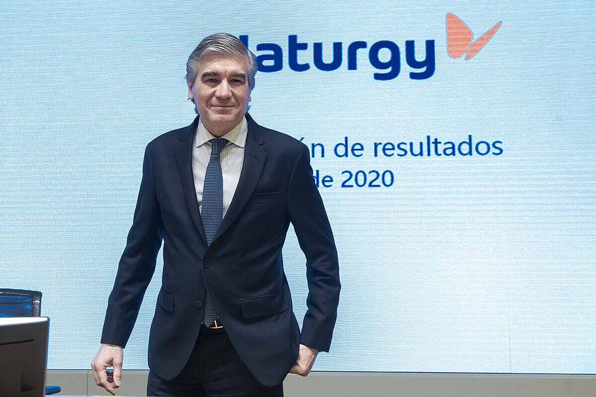 Francisco Reynés en la presentación de resultados 2020