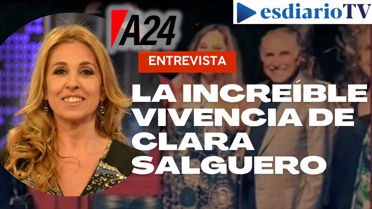 La estrella televisiva en Argentina Clara Salguero, periodista en A24 y América TV