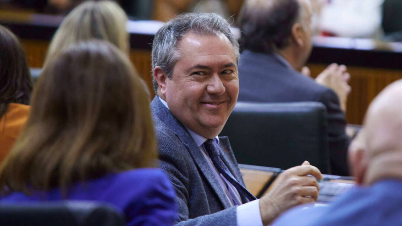 El secretario del PSOE-A y líder de la oposición, Juan Espadas.