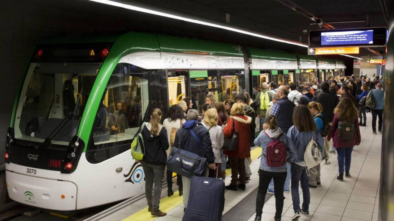 Imagen del Metro de Málaga.