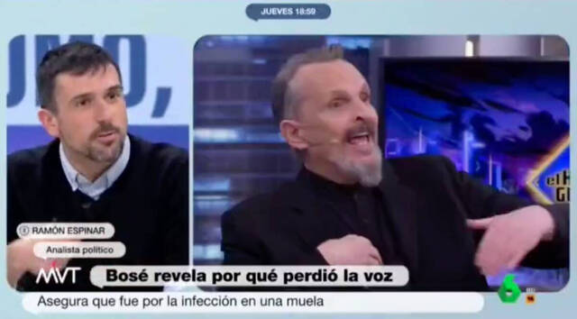 Ramón Espinar recuerda que a Bosé le van más los kilos de coca que una vacuna