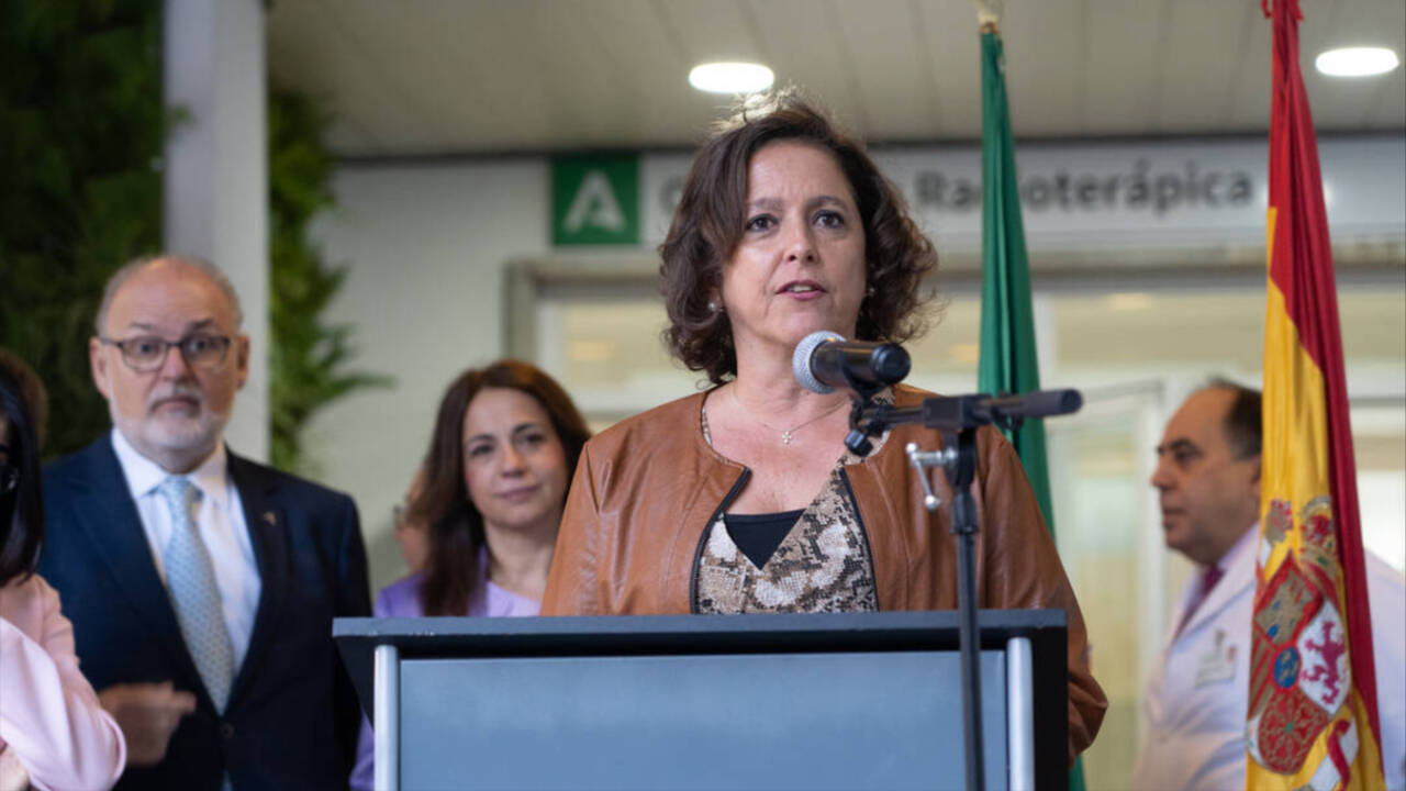 La consejera de Salud de la Junta de Andalucía, Catalina García.