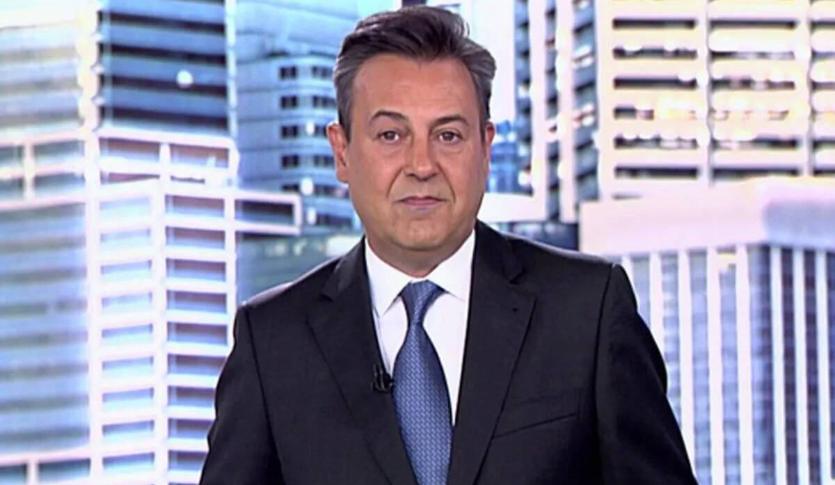 Pepe Ribagorda, presentador de informativos Telecinco. 