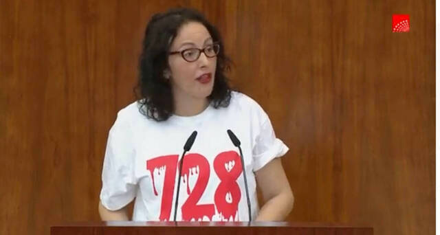 La diputada del PP que destroza el feminismo de Podemos en un minuto con camiseta