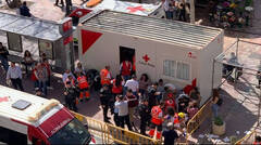 Unos 20 heridos en la mascletà por la caída de una carcasa en la zona de Barcas