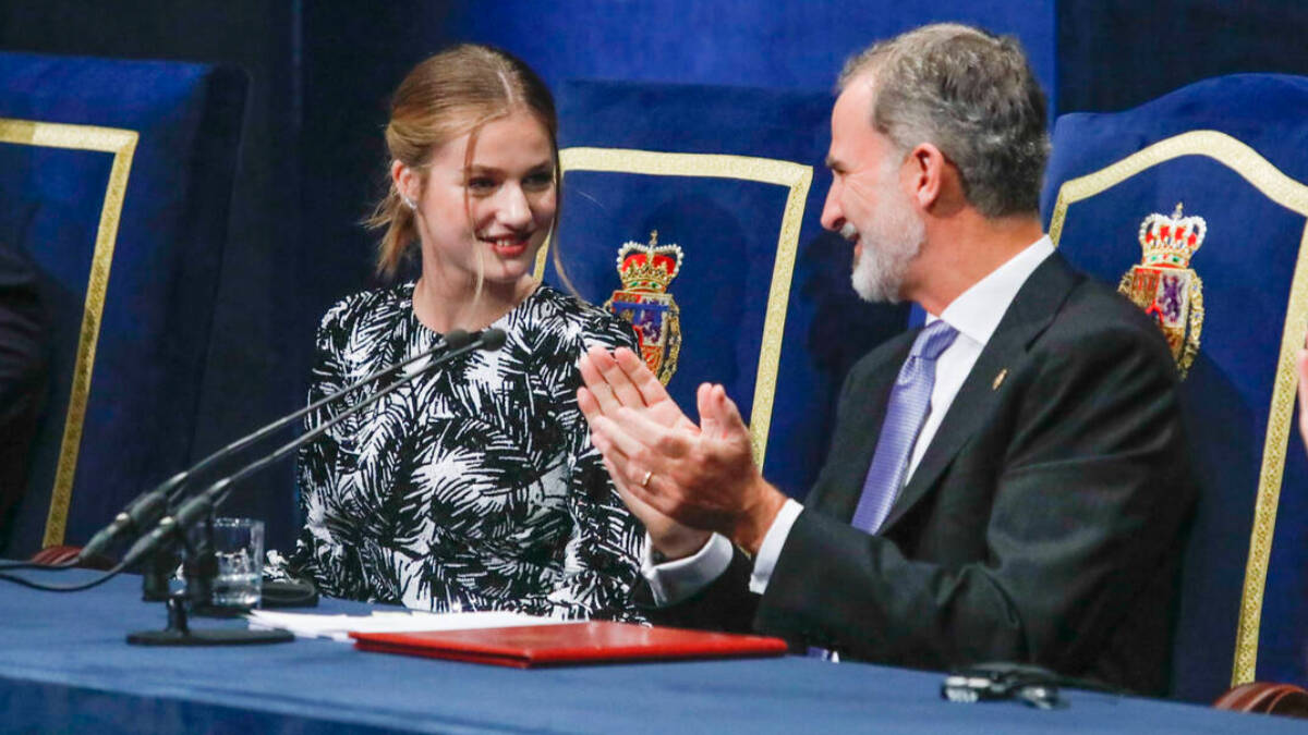 La Princesa de Asturias, Doña Leonor, y el Rey Felipe VI presiden la 42ª edición de la entrega de los ‘Premios Princesa de Asturias 2022’.