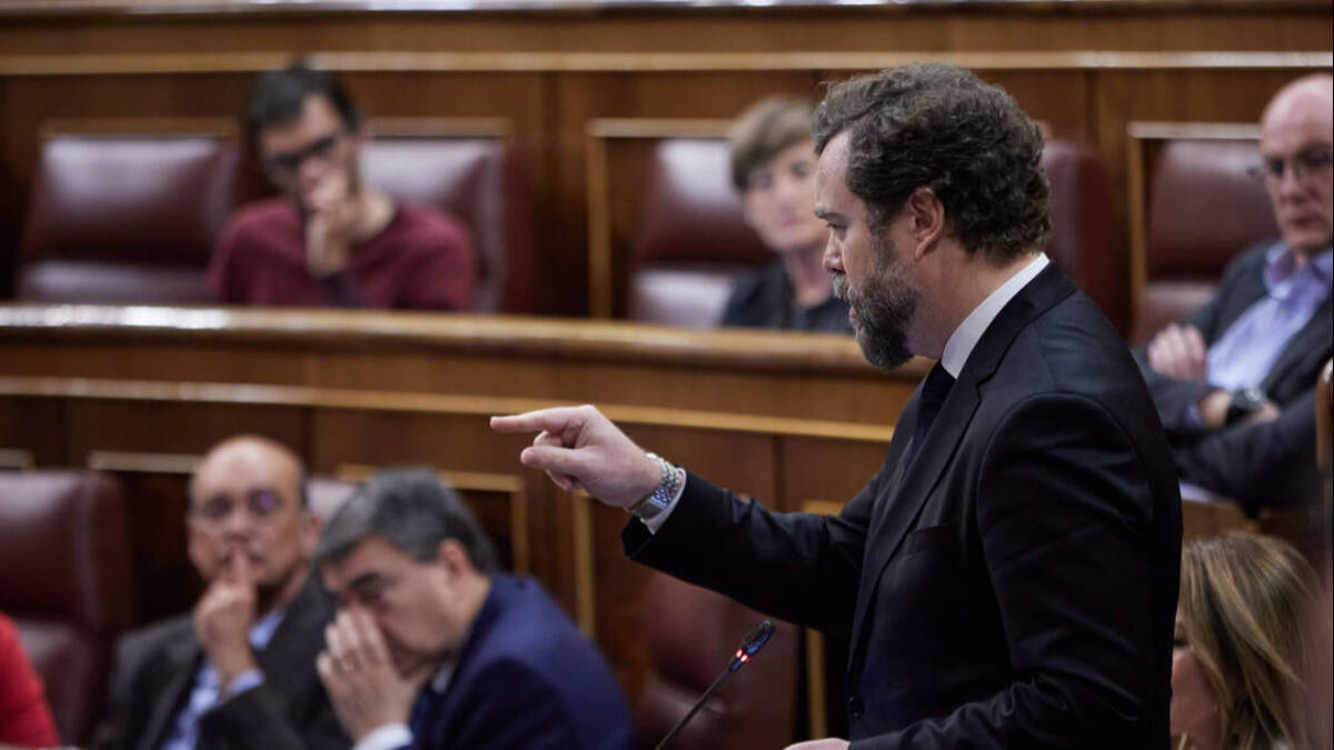 Iván Espinosa de los Monteros, hablando en el Congreso de los Diputados. 