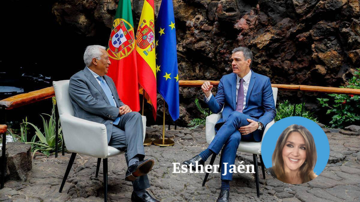 Sánchez, este miércoles con el primer ministro portugués, Antonio Costa.