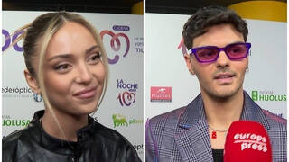 Ana Mena y Abrahan Mateo, pillados en actitud muy cariñosa tras los Premios Dial en Tenerife
