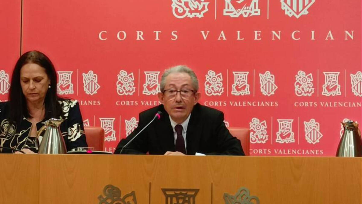 El Síndic de Greuges, Ángel Luna, presenta la Memoria Anual en Les Corts Valencianes. 