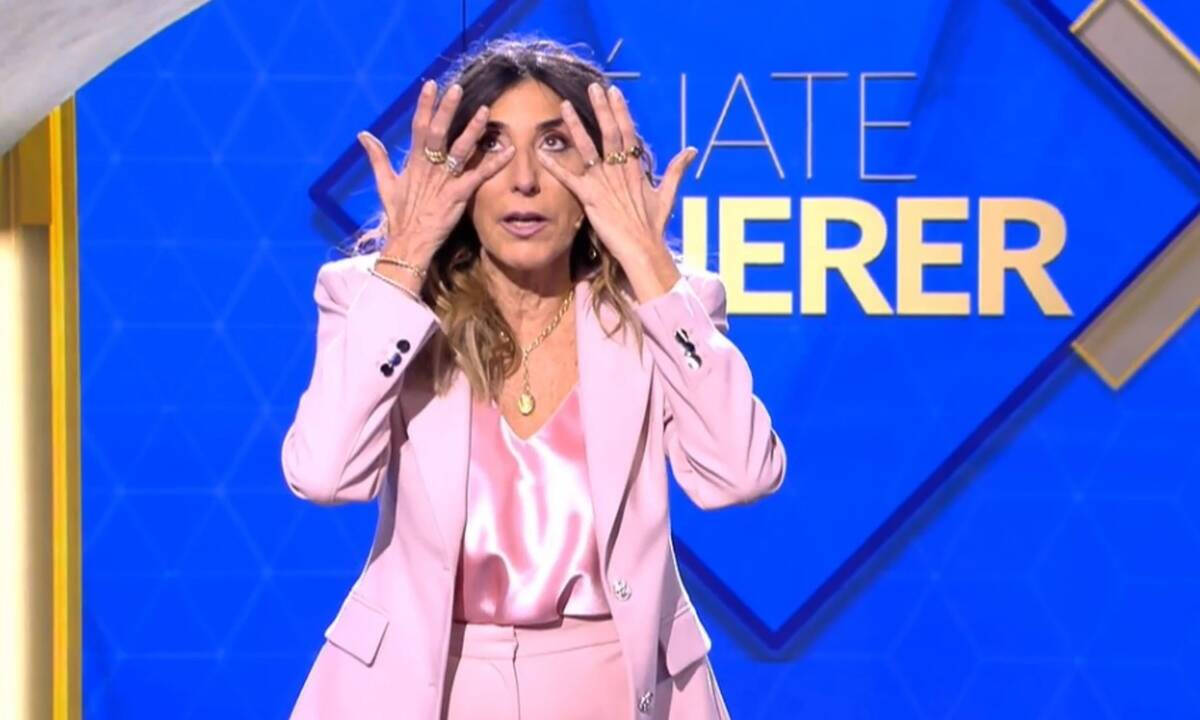 Paz Padilla, presentadora de Mediaset. 
