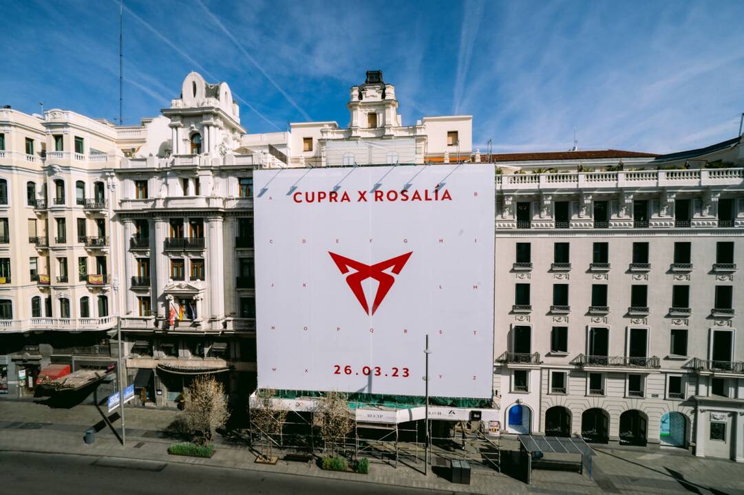 Pancarta publicitaria Madrid