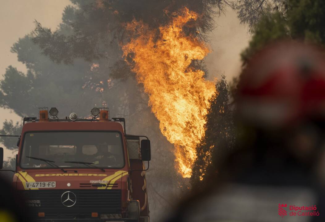 Incendio de Villanueva de Viver (Castellón) - DIPUTACIÓN DE CASTELLÓN