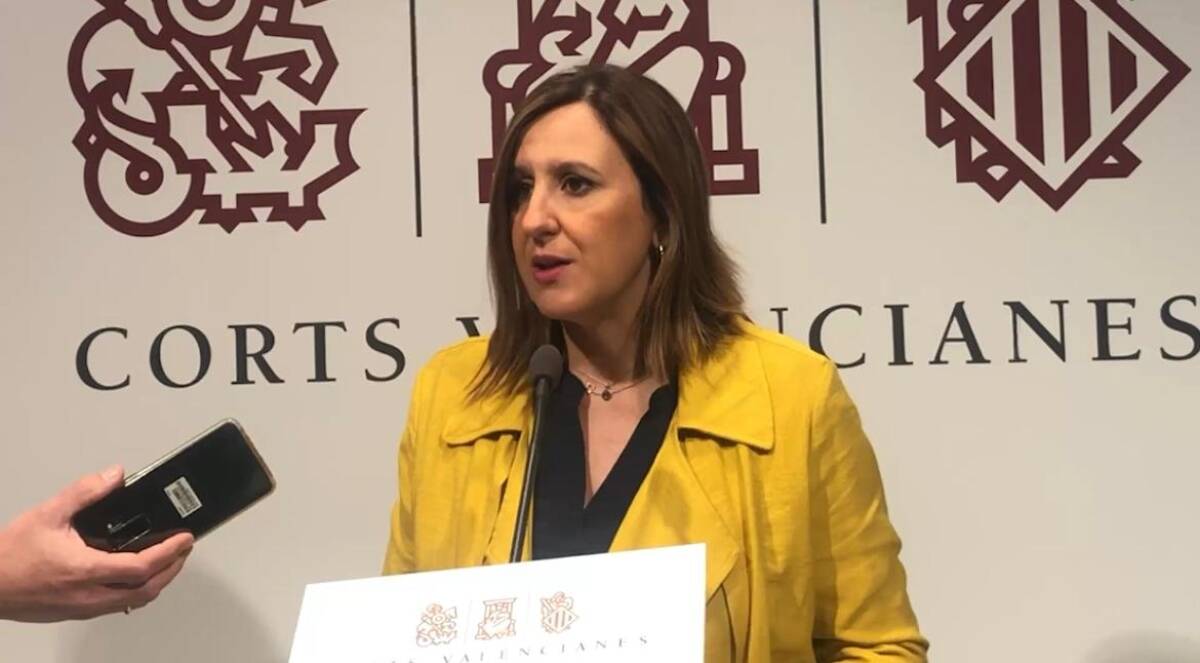 La portavoz del PP en Las Cortes, María José Catalá. 