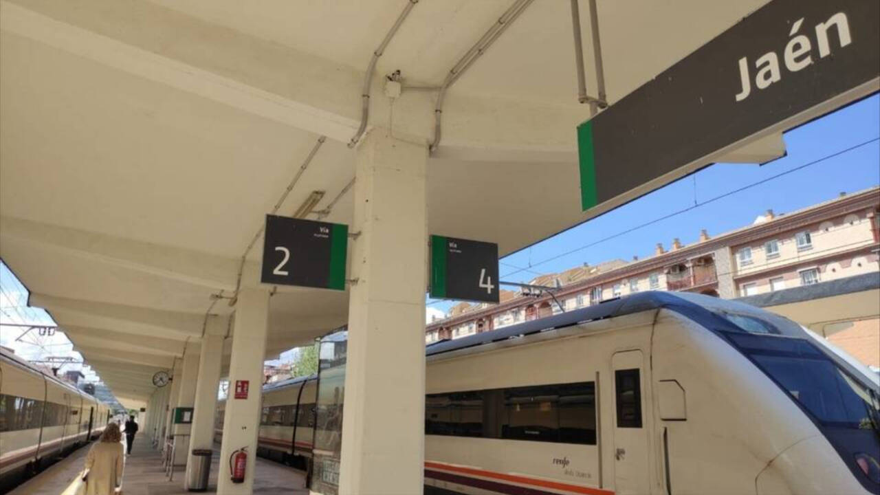 Estación de tren de Jaén.