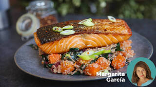 ¡Esta receta de salmón con quinoa se convertirá en tu favorita!