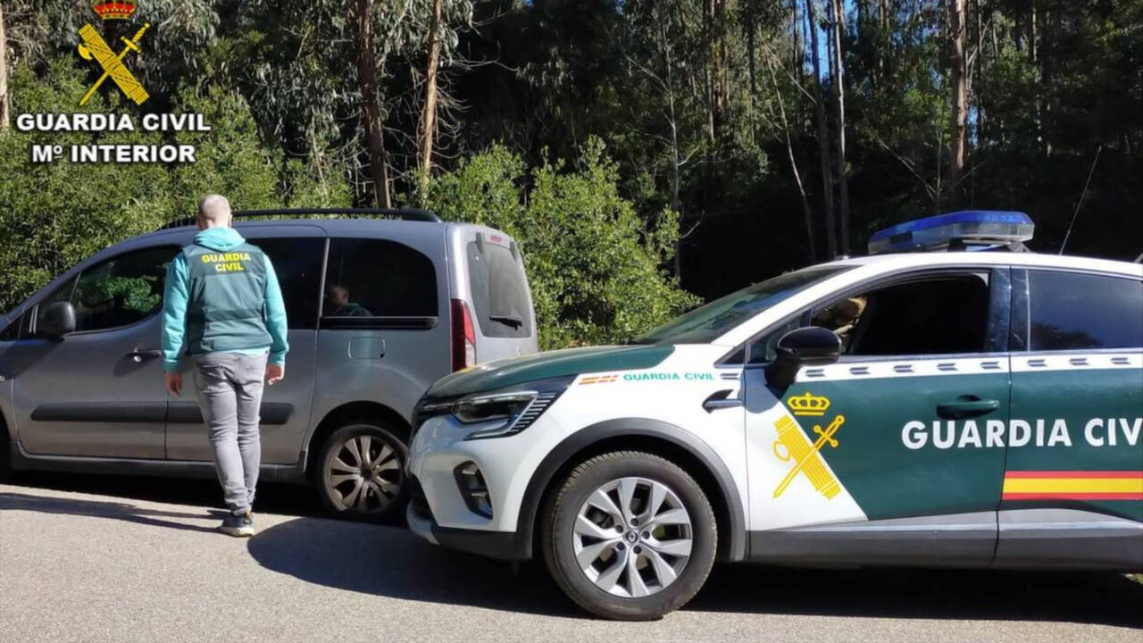 Detención de la Guardia Civil en Huelva.