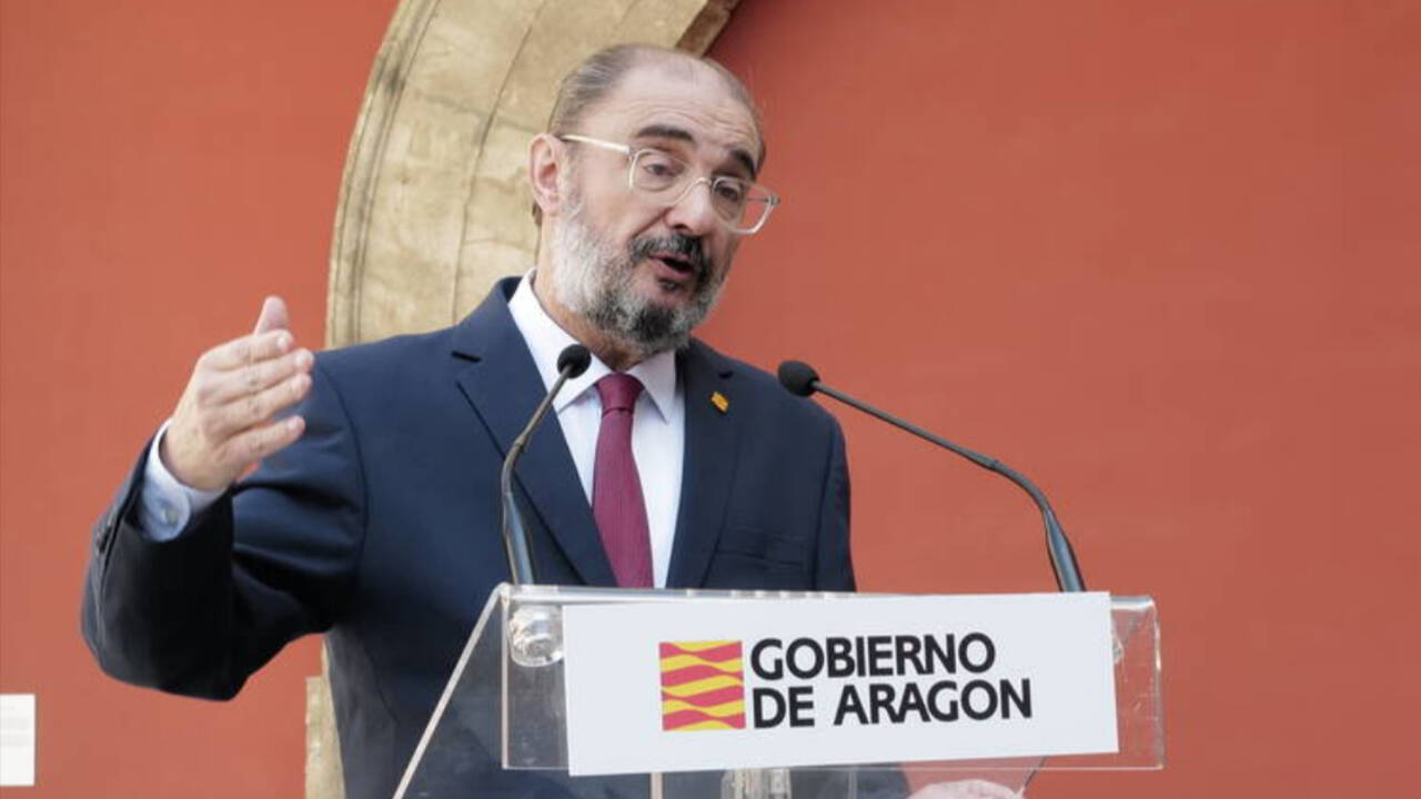 El presidente de Aragón, Javier Lambán (PSOE).