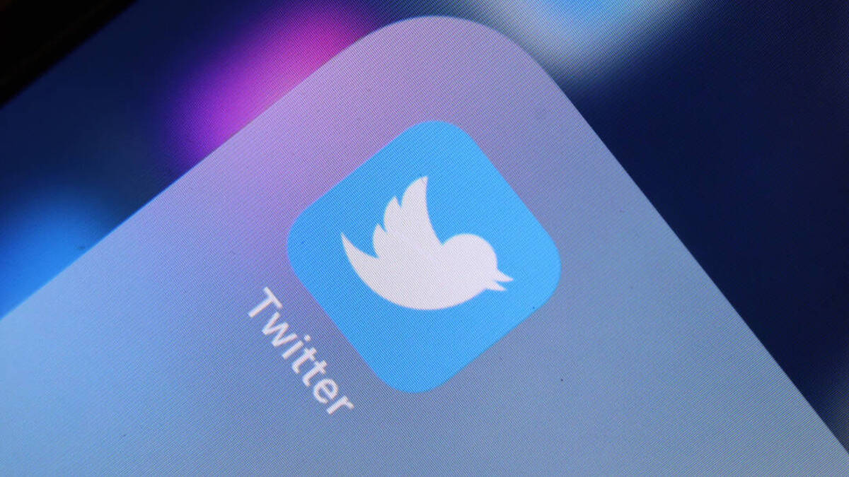 Icono de Twitter funcionando en un dispositvo iOS