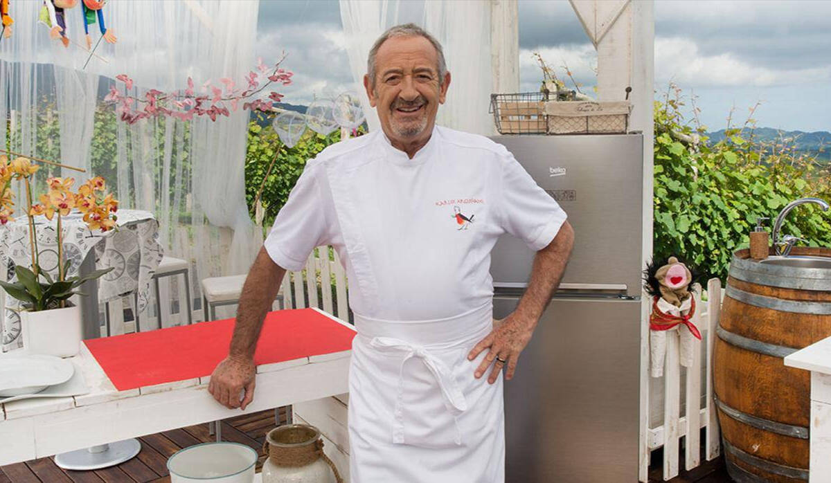 Karlos Arguiñano, cocinero de Antena 3. 