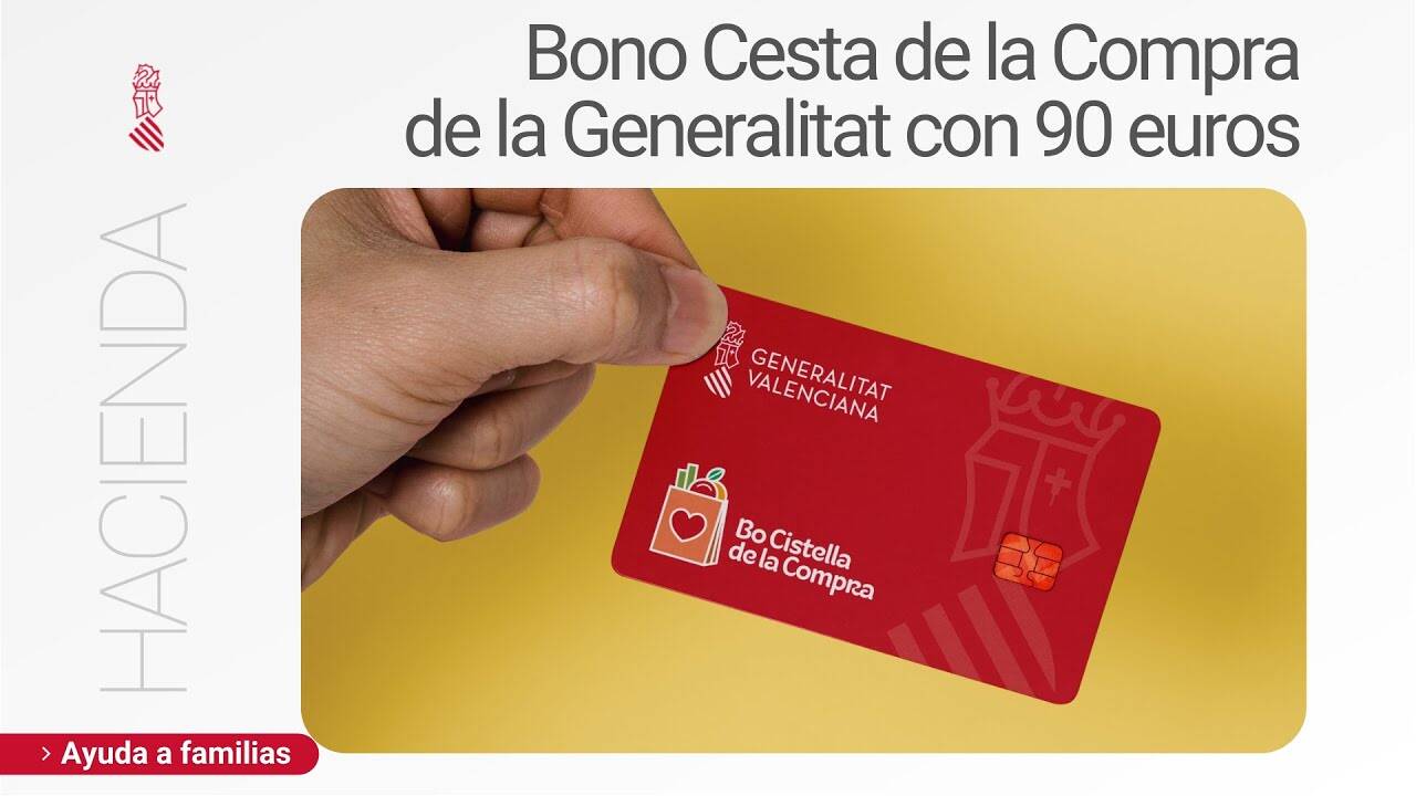 Bono Cesta de la Compra de Generalitat - GVA