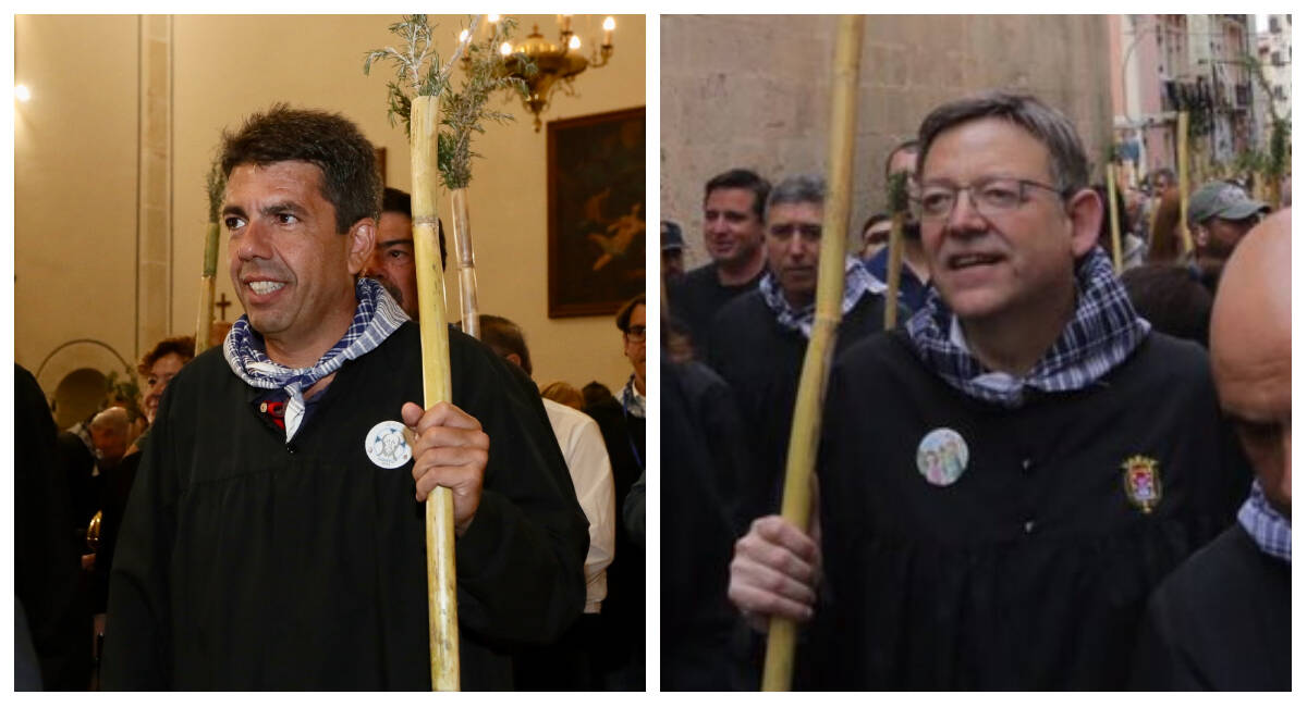 Carlos Mazón y Ximo Puig en la romería de Santa Faz.