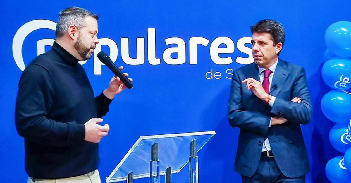 Raúl Hellín con Carlos Mazón