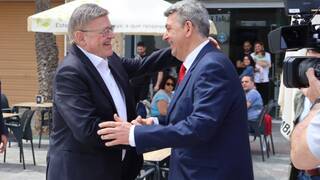 Puig arropa al alcalde de Guardamar del Segura en su presentación de candidatura