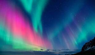 Las auroras boreales se ven en lugares donde normalmente no se veían