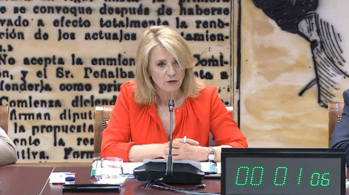 La presidenta de RTVE, Elena Sánchez