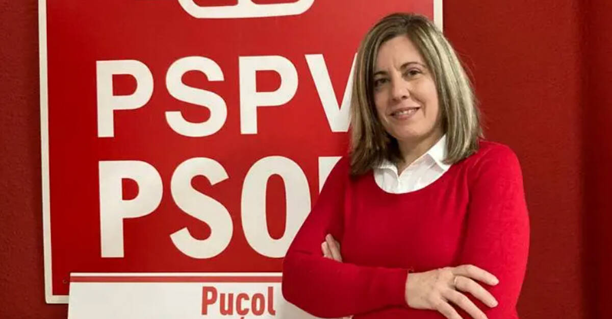 Ana Gómez, candidata del PSOE en Puçol