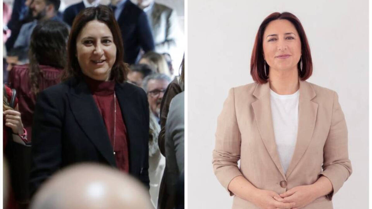 Rosa Pérez antes y después de la "peluquería"