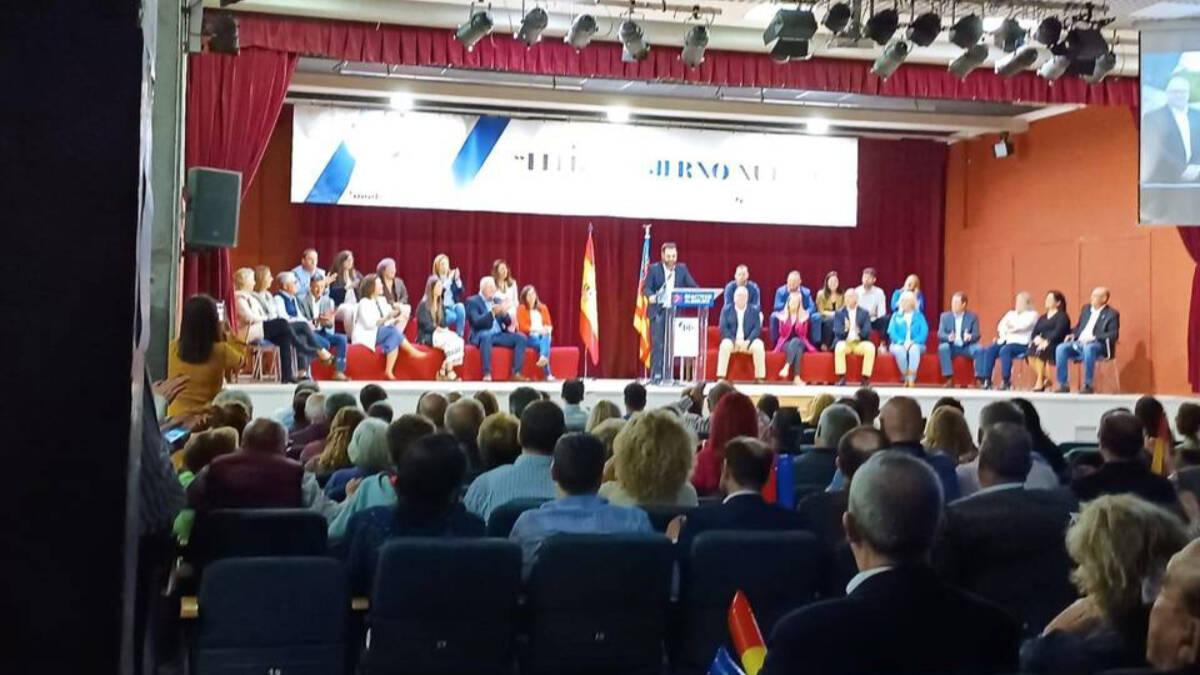 Acto de presentación de la candidatura del PP de Alboraya