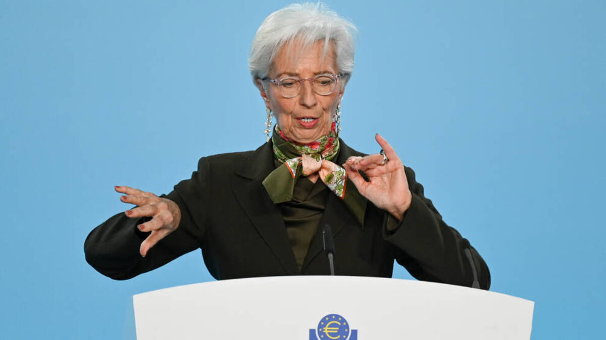 Christine Lagarde, presidenta del BCE. Europa Press.