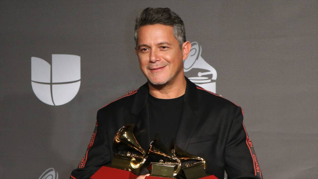 El artista Alejandro Sanz en la última entrega de los premios Grammys Latinos.